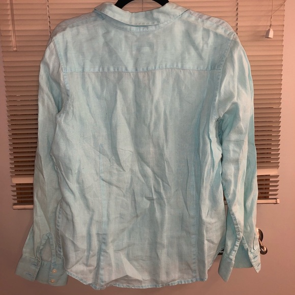 Talbots 100% Linen Button Down - Picture 7 of 7